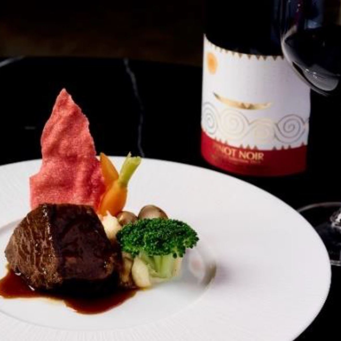 Hokkaido Beef cheek with white wine sauce